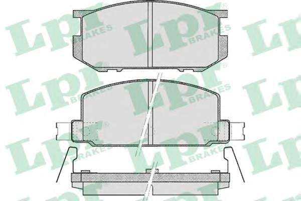 Комплект тормозных колодок, дисковый тормоз