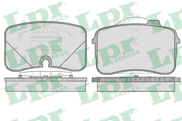 Комплект тормозных колодок, дисковый тормоз