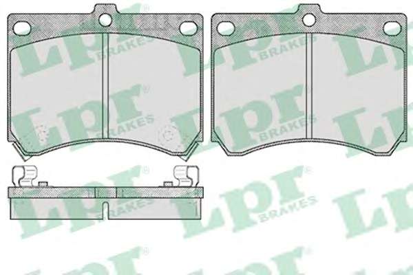 Комплект тормозных колодок, дисковый тормоз