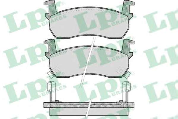 Комплект тормозных колодок, дисковый тормоз