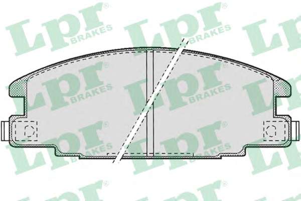 Комплект тормозных колодок, дисковый тормоз