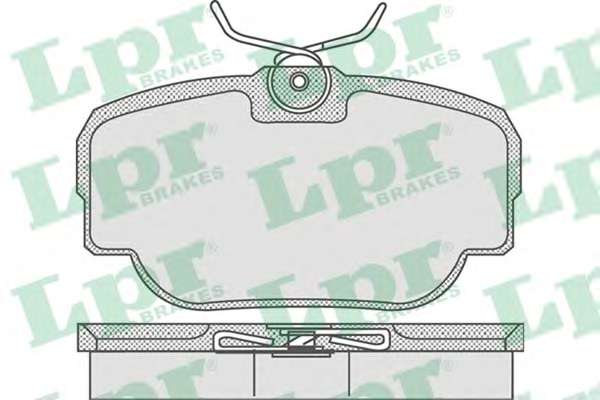 Комплект тормозных колодок, дисковый тормоз