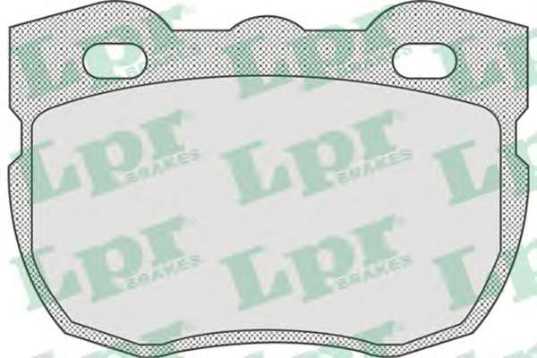 Комплект тормозных колодок, дисковый тормоз