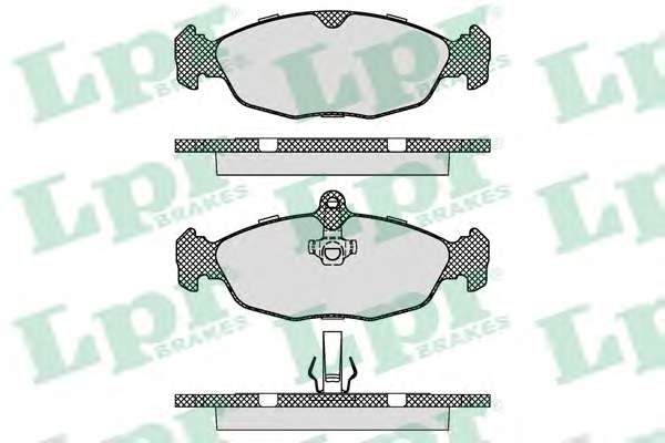 Комплект тормозных колодок, дисковый тормоз