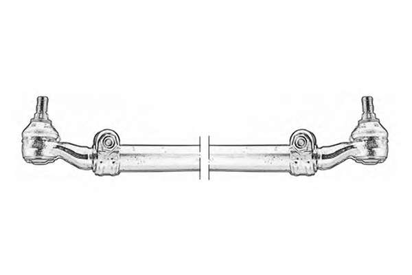 Поперечная рулевая тяга