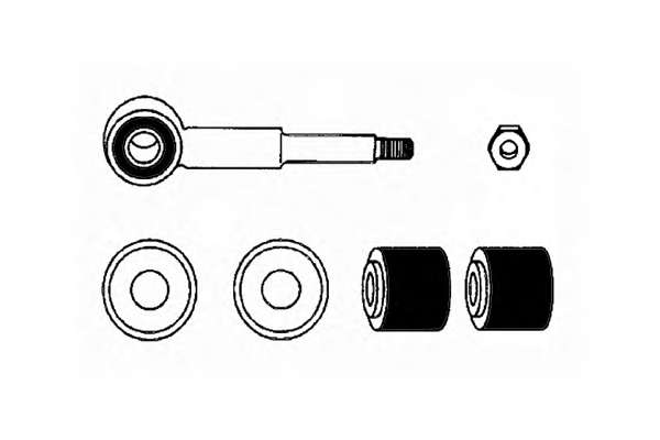 Ремкомплект, соединительная тяга стабилизатора