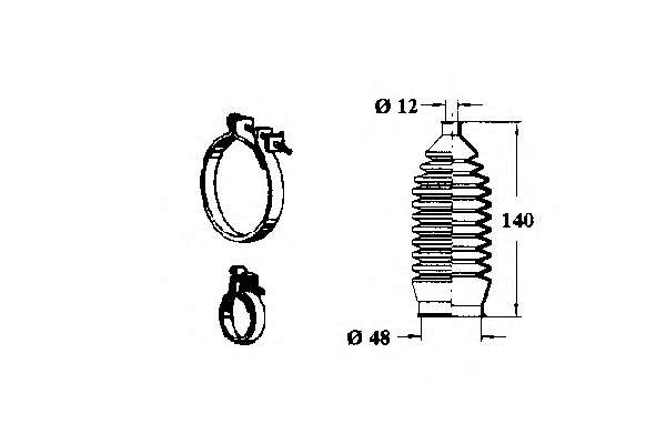 Комплект пылника, рулевое управление