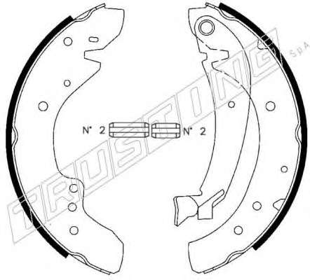 Комплект тормозных колодок