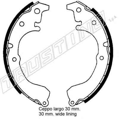 Комплект тормозных колодок