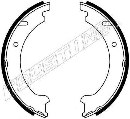Комплект тормозных колодок, стояночная тормозная система