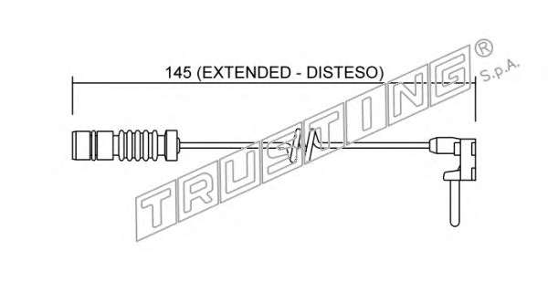 Сигнализатор, износ тормозных колодок
