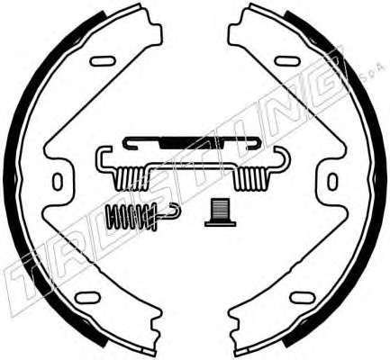 Комплект тормозных колодок, стояночная тормозная система