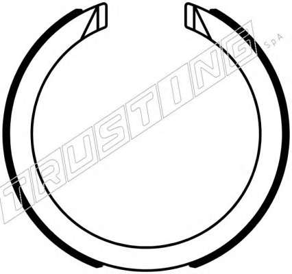 Комплект тормозных колодок, стояночная тормозная система