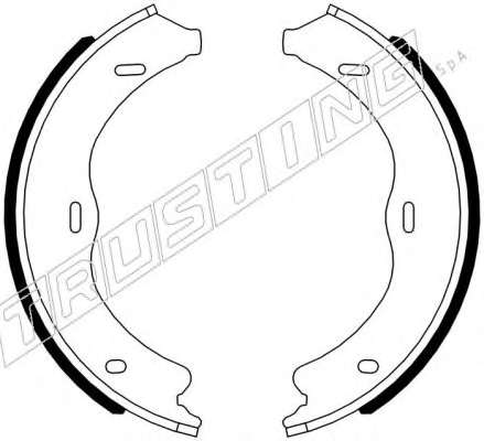 Комплект тормозных колодок, стояночная тормозная система