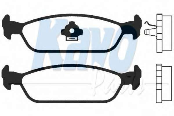 Комплект тормозных колодок, дисковый тормоз