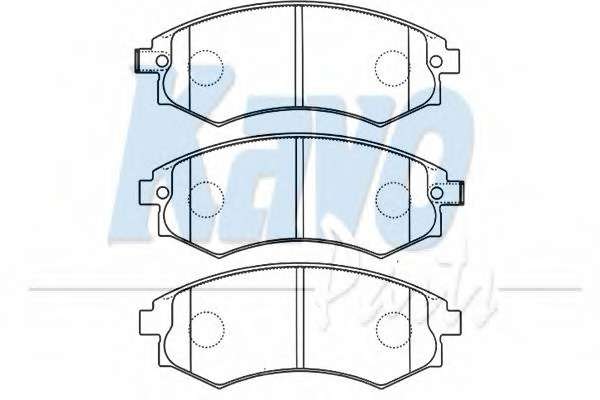 Комплект тормозных колодок, дисковый тормоз