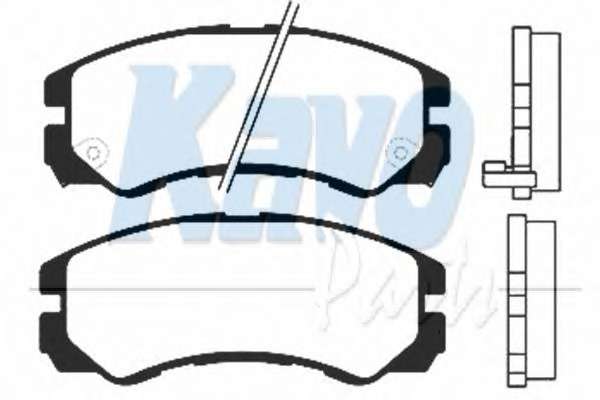 Комплект тормозных колодок, дисковый тормоз