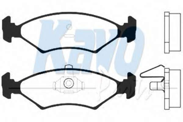Комплект тормозных колодок, дисковый тормоз