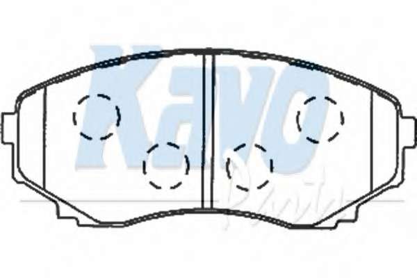 Комплект тормозных колодок, дисковый тормоз