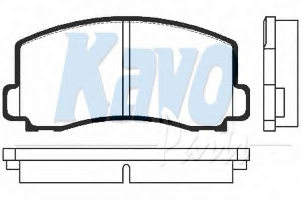 Комплект тормозных колодок, дисковый тормоз