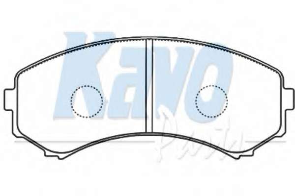 Комплект тормозных колодок, дисковый тормоз