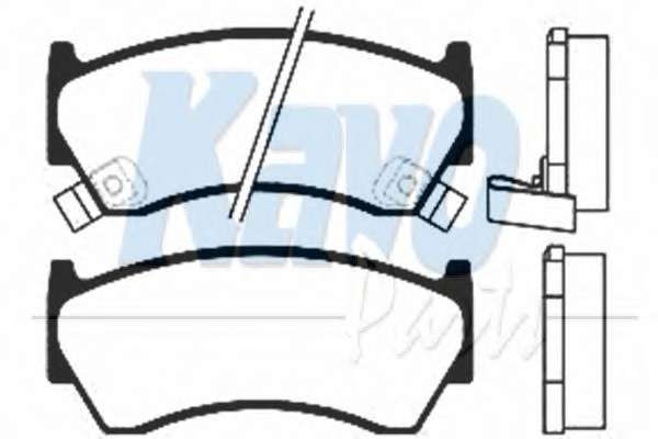 Комплект тормозных колодок, дисковый тормоз