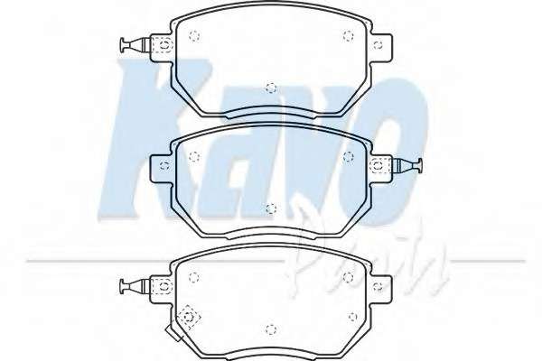 Комплект тормозных колодок, дисковый тормоз