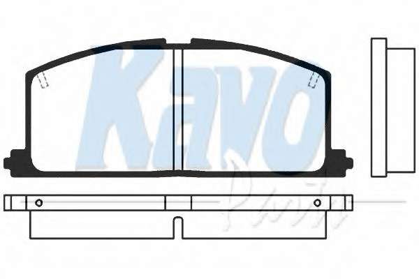 Комплект тормозных колодок, дисковый тормоз
