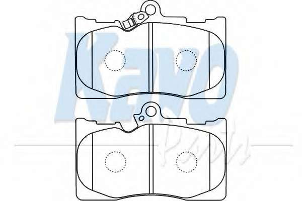 Комплект тормозных колодок, дисковый тормоз