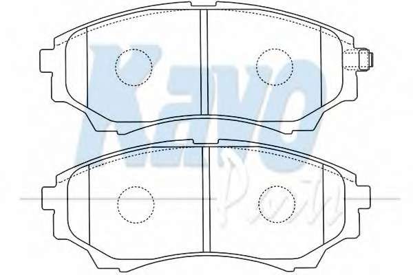 Комплект тормозных колодок, дисковый тормоз