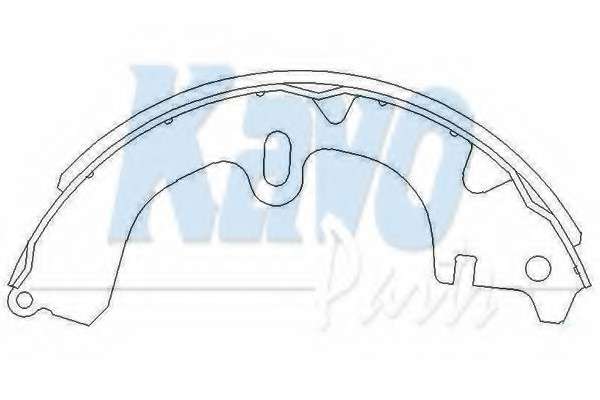 KAVO PARTS TOYOTA щоки гальмівні задн.Corolla/CarinaII/Camry