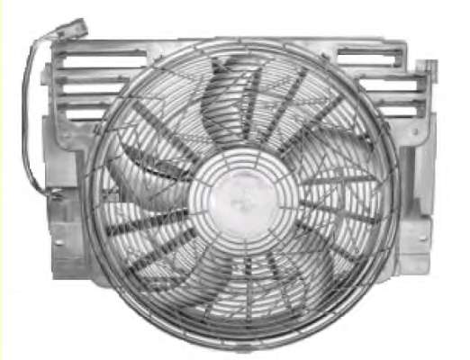 Вентилятор радіатора з блоком управління BMW X5 E53 3.0D