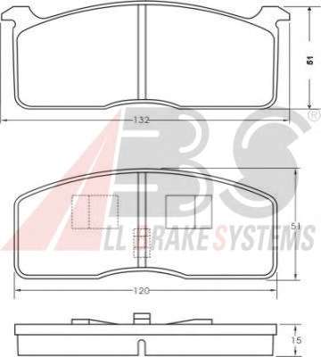 Комплект тормозных колодок, дисковый тормоз