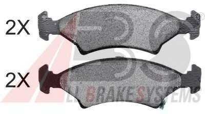 Комплект тормозных колодок, дисковый тормоз