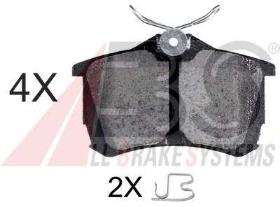 Комплект тормозных колодок, дисковый тормоз