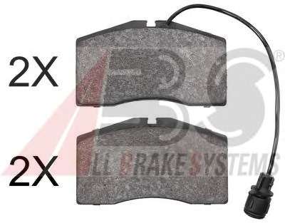 Комплект тормозных колодок, дисковый тормоз