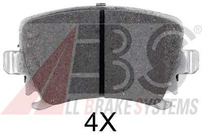 Комплект тормозных колодок, дисковый тормоз