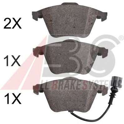 Комплект тормозных колодок, дисковый тормоз