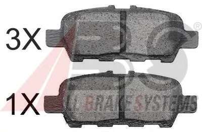 Комплект тормозных колодок, дисковый тормоз