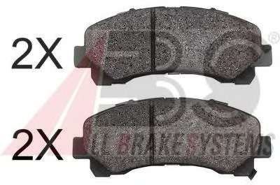 Комплект тормозных колодок, дисковый тормоз