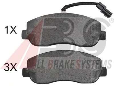 Комплект тормозных колодок, дисковый тормоз