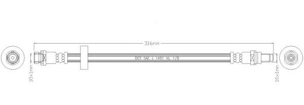 Тормозной шланг