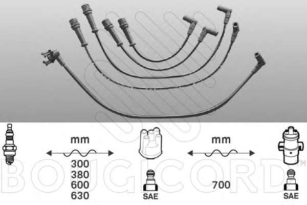 Комплект проводов зажигания