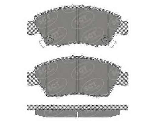Комплект тормозных колодок, дисковый тормоз