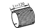 Гофрированная труба, выхлопная система