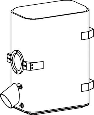 Глушитель выхлопных газов конечный