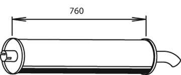Средний / конечный глушитель ОГ