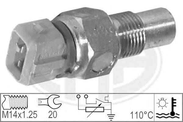 Датчик, температура охлаждающей жидкости