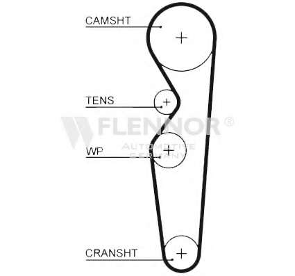 Ремiнь ГРМ 97#25.4 ZN