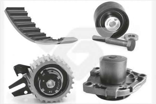 Помпа води + комплект ремня ГРМ